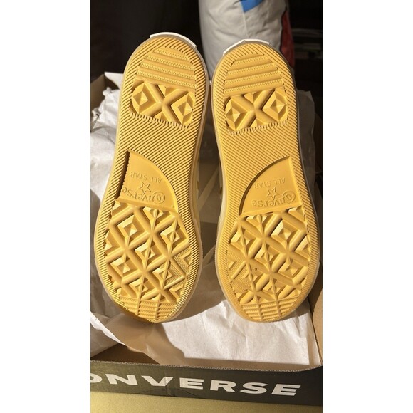 Converse Chuck Taylor All Star High-Top White With Translucent Toe And Sides New - Picture 7 of 11